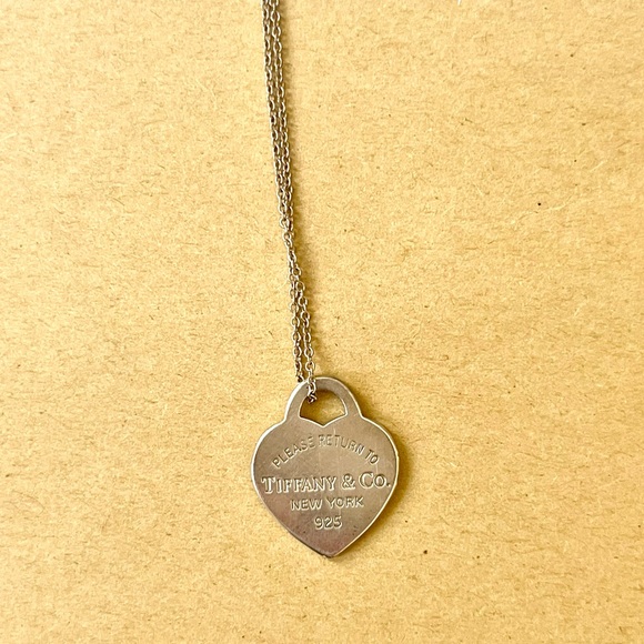 🌀Tiffany &Co. iconic heart ❤️ pendant “please return to tiffany” silver necklace - Picture 6 of 8